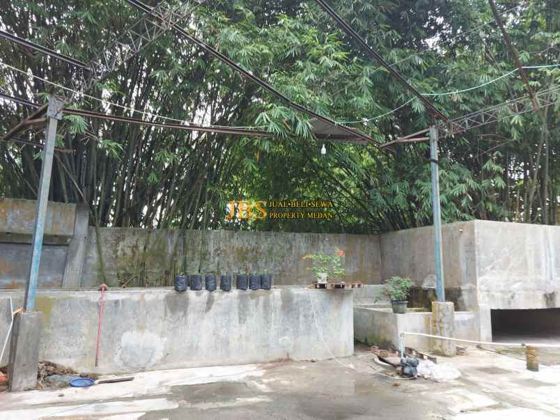 dijual tanah gudang klambir lima kebon hamparan perak