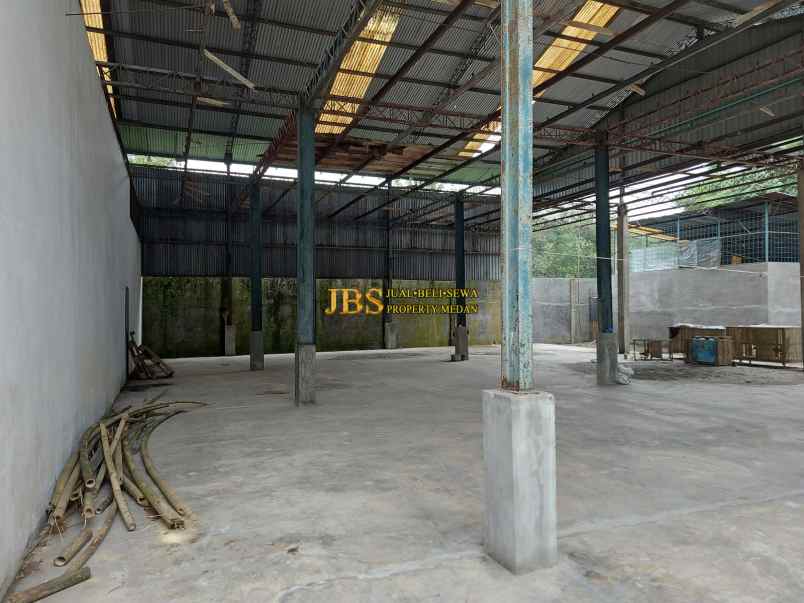 dijual tanah gudang klambir lima kebon hamparan perak