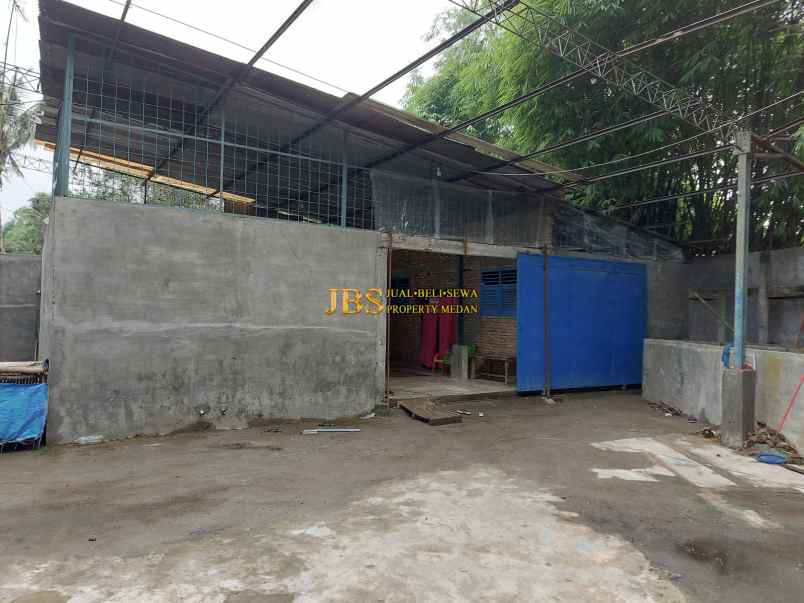 dijual tanah gudang klambir lima kebon hamparan perak