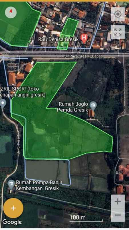 dijual tanah jalan dr wahidin sudirohusodo