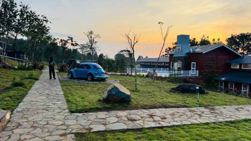 dijual tanah jalan raya puncak dua