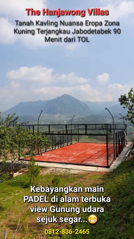 dijual tanah jalan raya sukamakmur jonggol