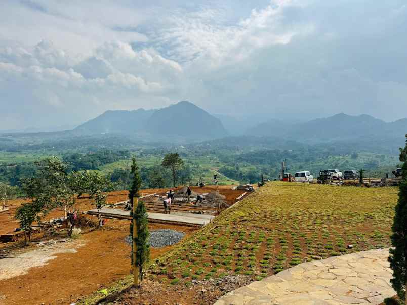 dijual tanah jalan raya sukamakmur jonggol