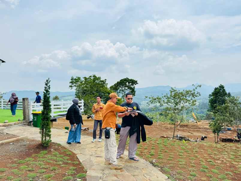 dijual tanah jalan raya sukamakmur jonggol