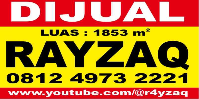 dijual tanah jalan raya untung suropati