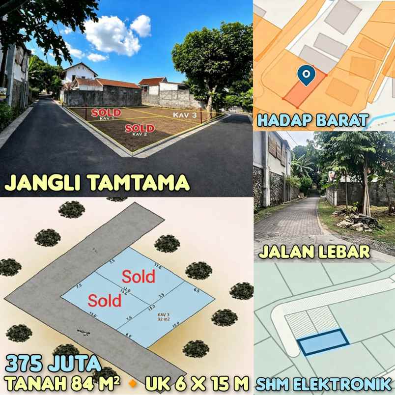 dijual tanah jangli tamtama
