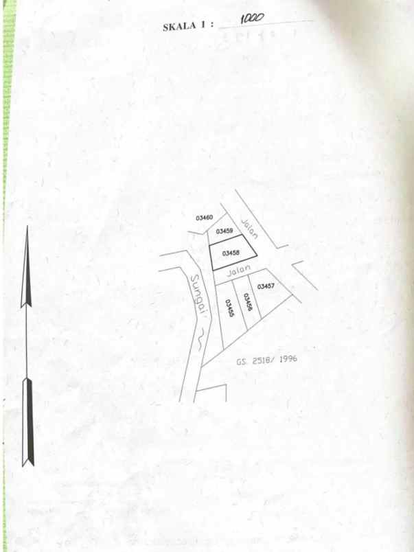 dijual tanah jl cargo taman