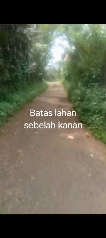 dijual tanah jl lembur sawah cigendel