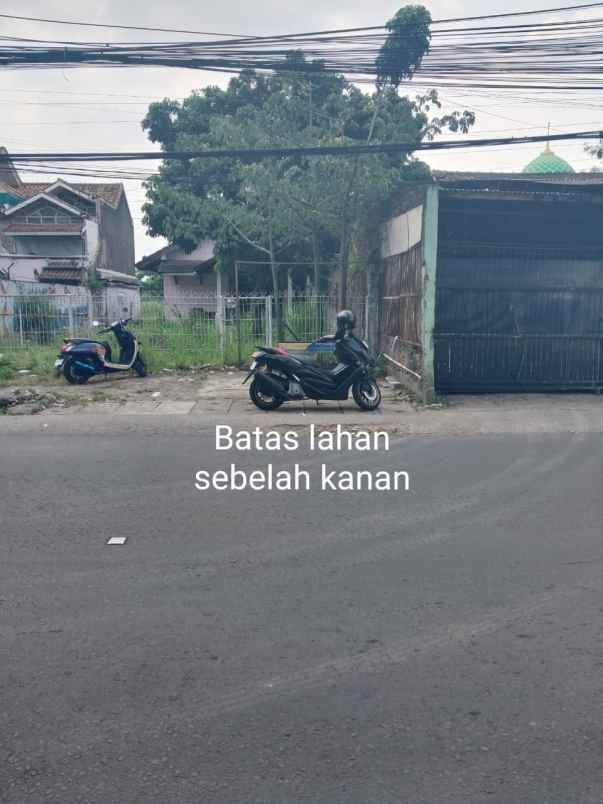 dijual tanah jl raya derwati rancasari
