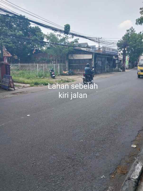 dijual tanah jl raya derwati rancasari