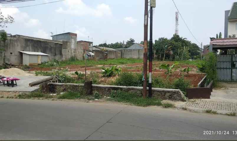 dijual tanah jl raya jakamulya