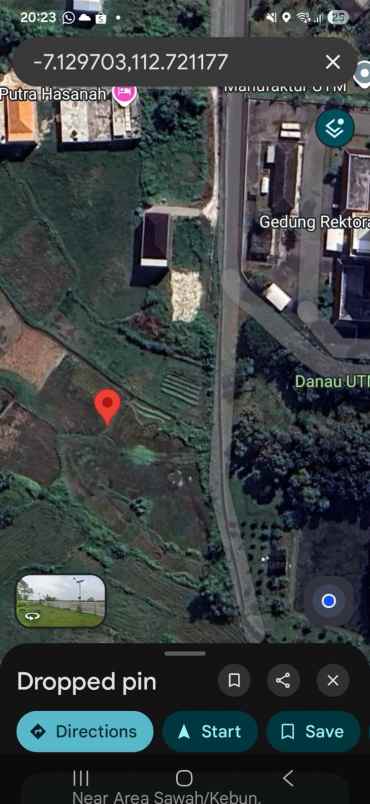 dijual tanah kapling samping