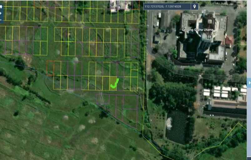 dijual tanah kapling samping