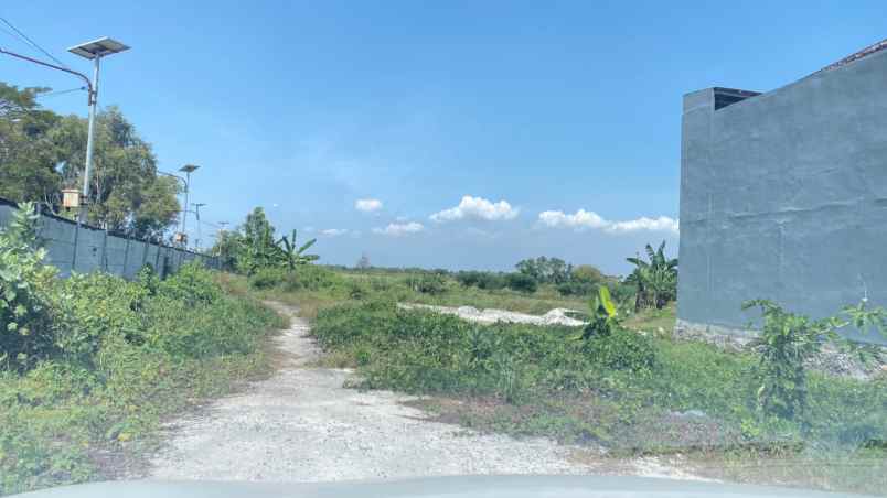 dijual tanah kapling samping