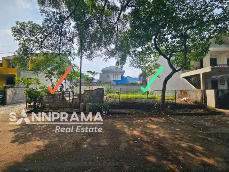 dijual tanah kavling di dalam perumahan cakra depok