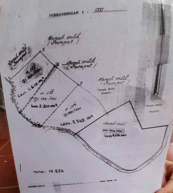dijual tanah lokasi puncak cipanas jawa barat