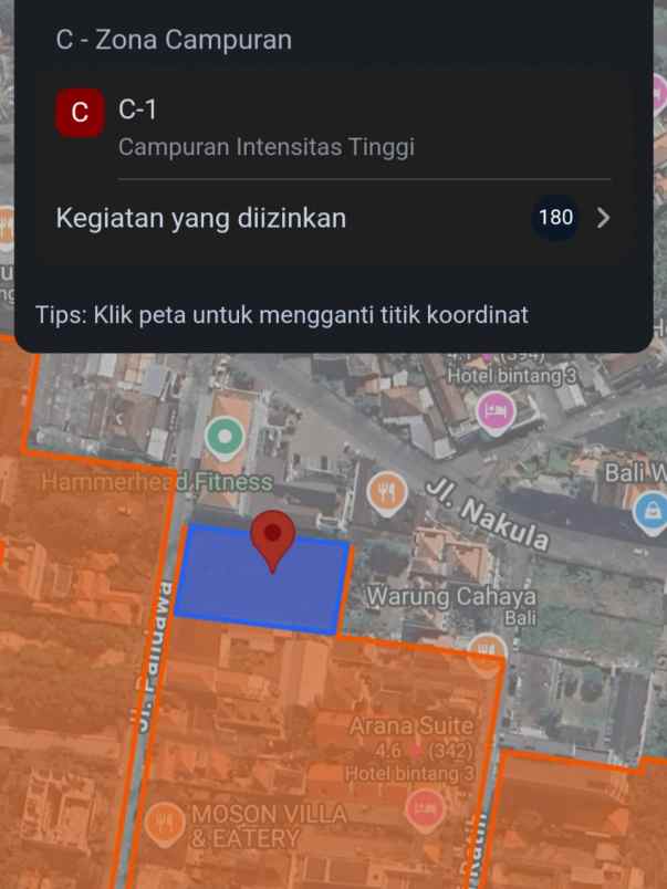 dijual tanah pandawa nakula dewi sri