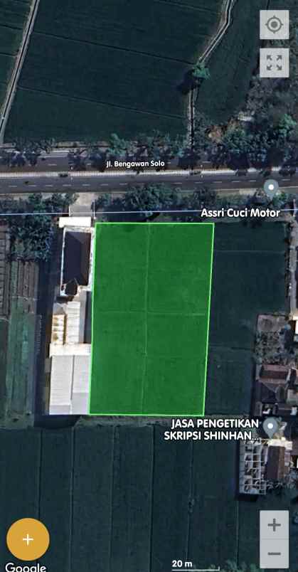 dijual tanah pekarangan di ngrengket bypass nganjuk