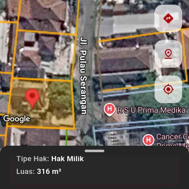 dijual tanah pulau serangan sanglah