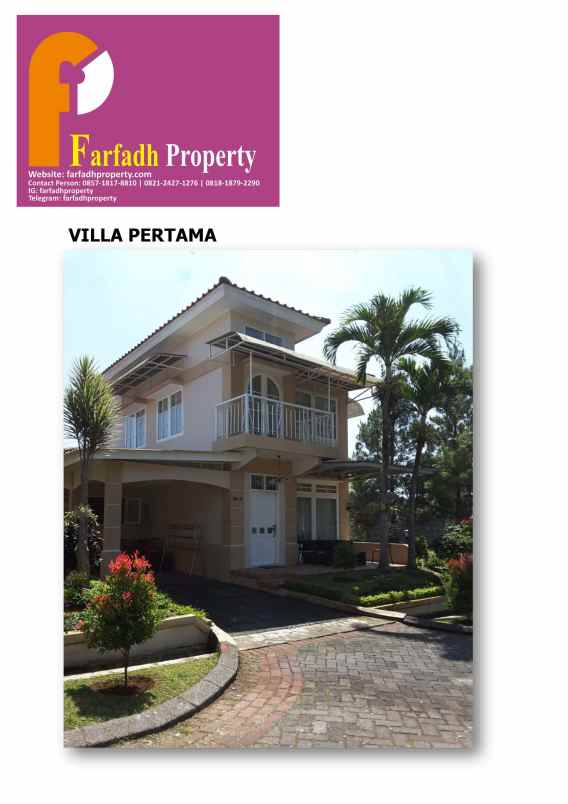 dijual villa jl sukanagalih pacet