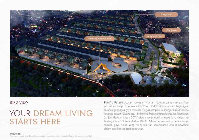 dijual villa jl tapian nauli ps i