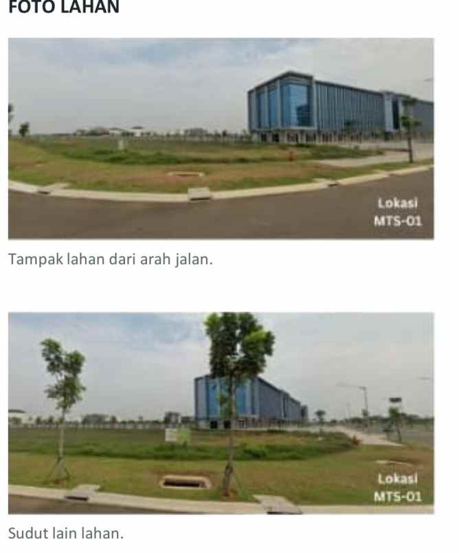 disewakan lahan di manhattan signature pik2 tangerang