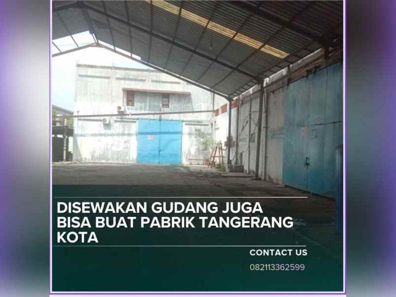 disewakan ruko gudang kantor jl ks tubun no 30 kota