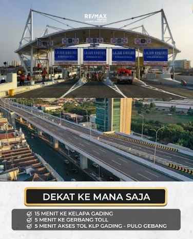 disewakan rumah cluster yarra jgc jakarta
