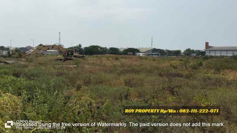 disewakan tanah jl marunda makmur