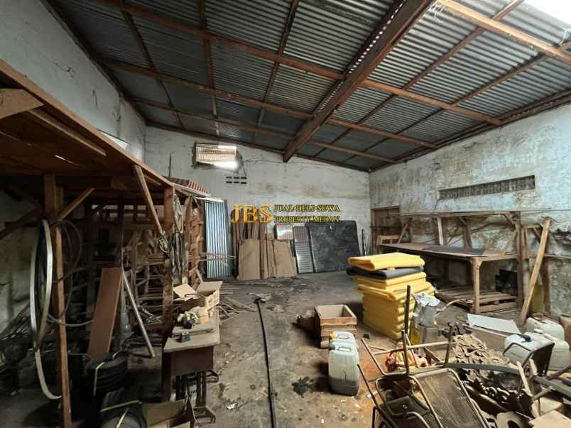 gudang dijual di daerah mabar jalan suasa tengah metal