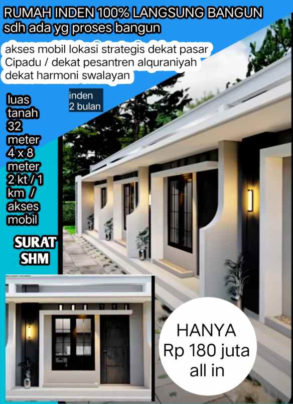 inden rumah bulan akses mobil murah