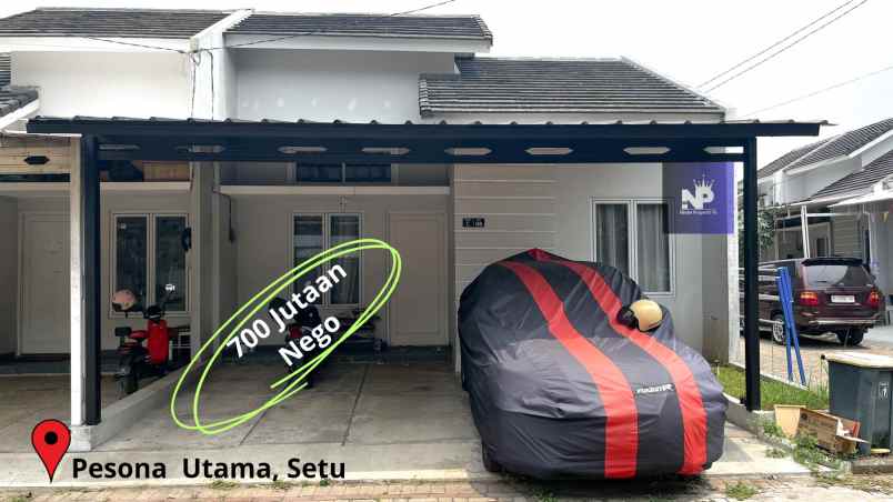 jual cepat full furnished siap huni rumah 1 lantai