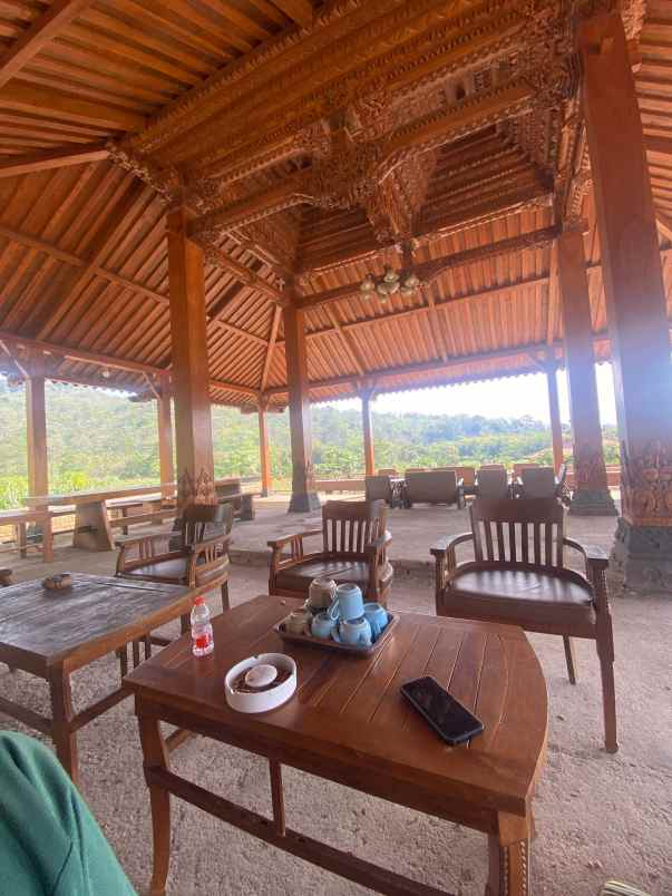 jual lahan kebun bonus gazebo