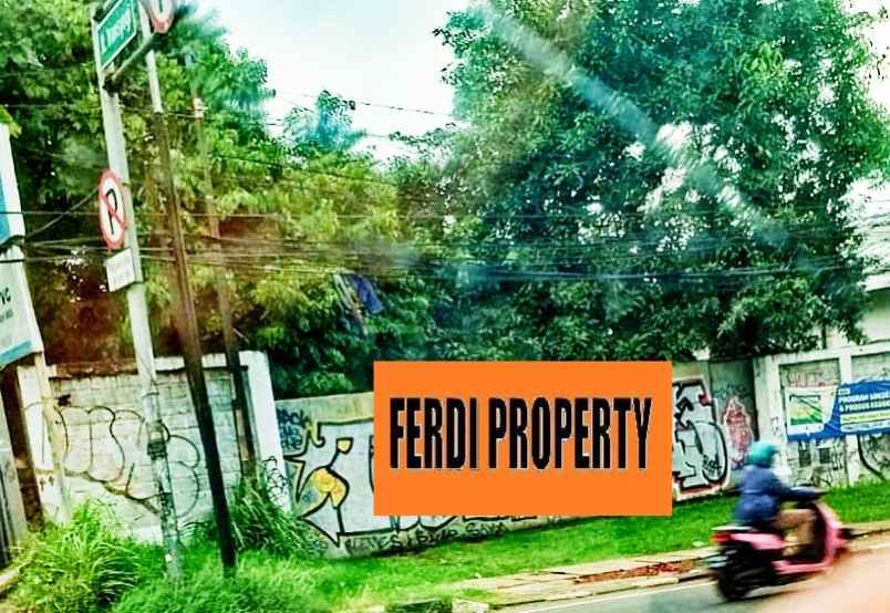 kavling luas pinggir jalan alternatif cibubur