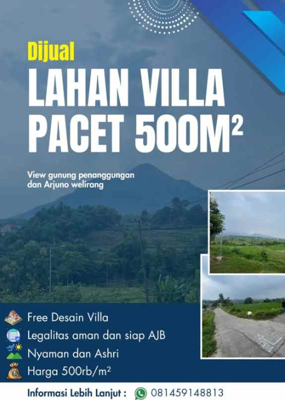 lahan besar pacet mojokerto terima siap bangun