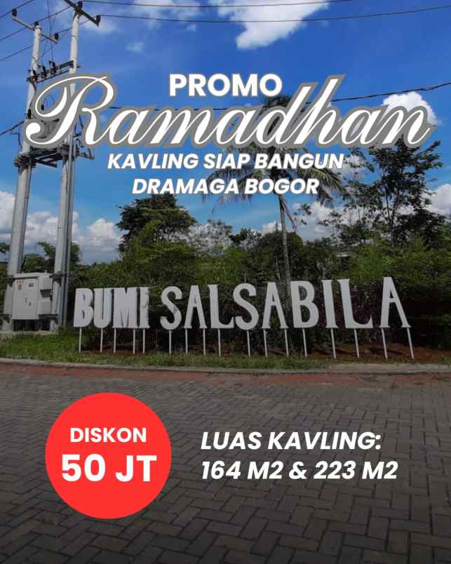 promo ramadhan tanah di dramaga bogor