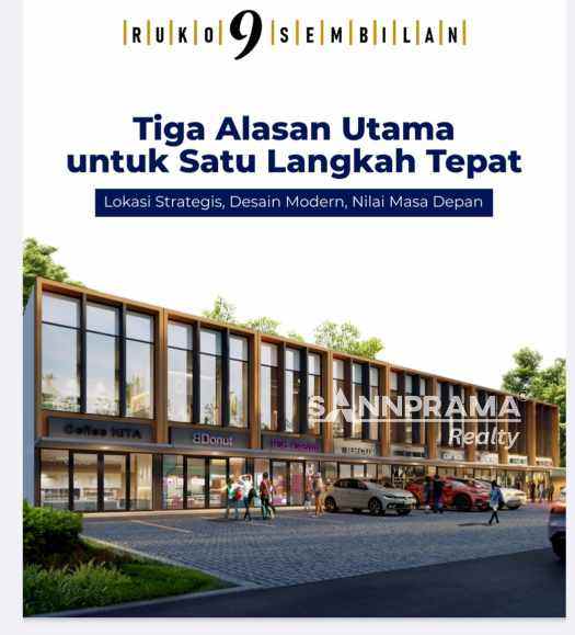 ruko 2 lantai serpong 2m