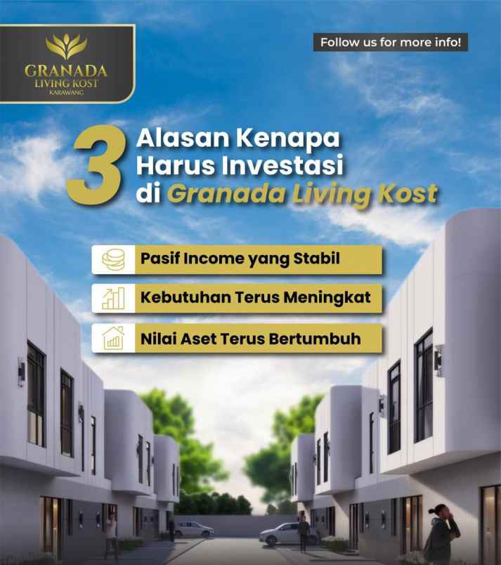 rukos strategis dekat kawasan industri dan kampus