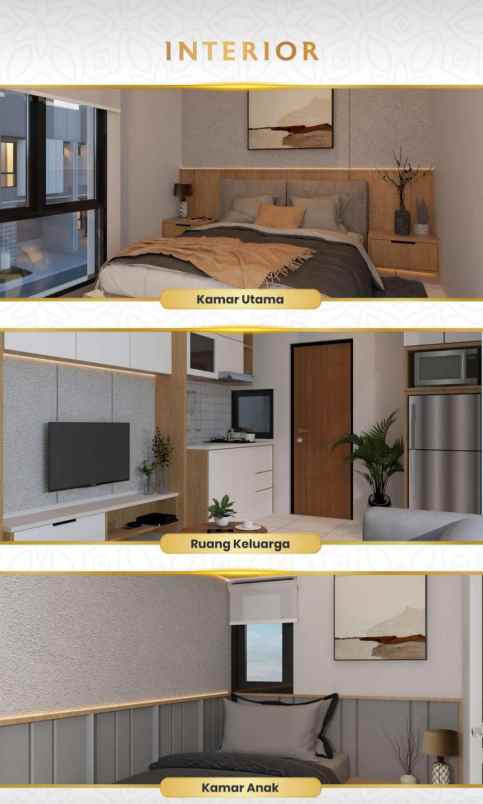 rumah 2 lantai dekat tol limo 495 jt an