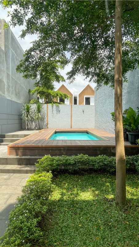 rumah 2 lantai minimalis modern di pengasinan depok