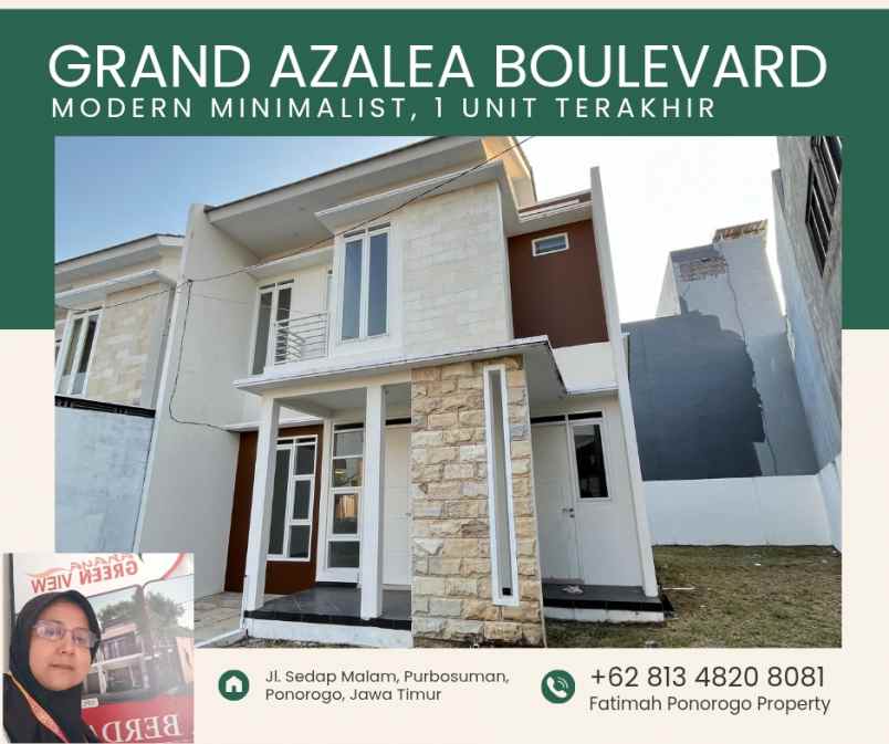 rumah 2 lantai ready stock syariah di ponorogo