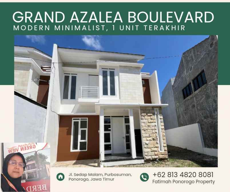 rumah 2 lantai ready stock syariah di ponorogo
