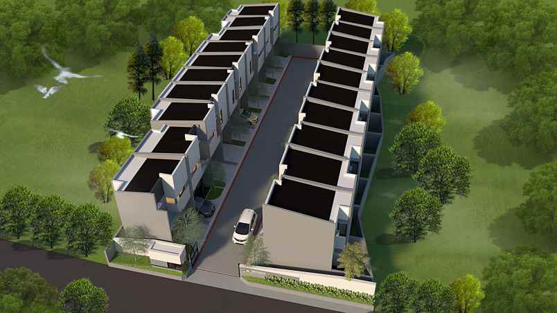 rumah 389 juta 2 lantai di tapos depok tara verti