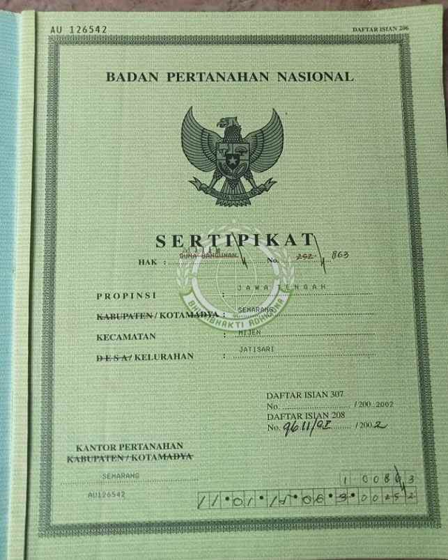 rumah dijual di mijen kota semarang dekat pasar mijen