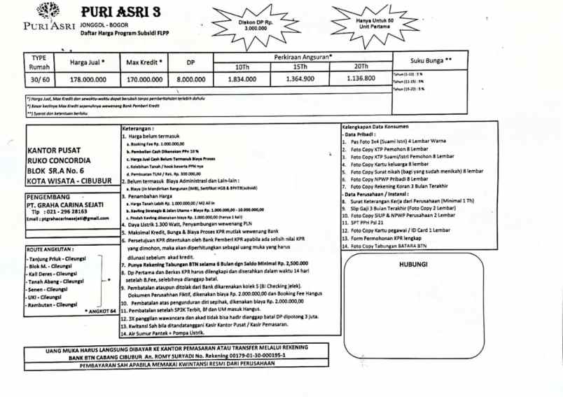 rumah jln raya alternatif