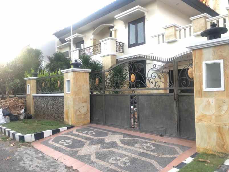 rumah mewah margorejo semi furnish full marmer nego