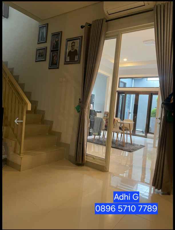 rumah mewah semi furnish di krawang