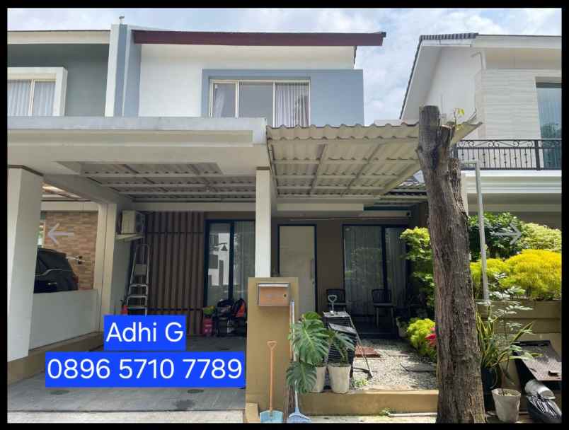 rumah mewah semi furnish di krawang