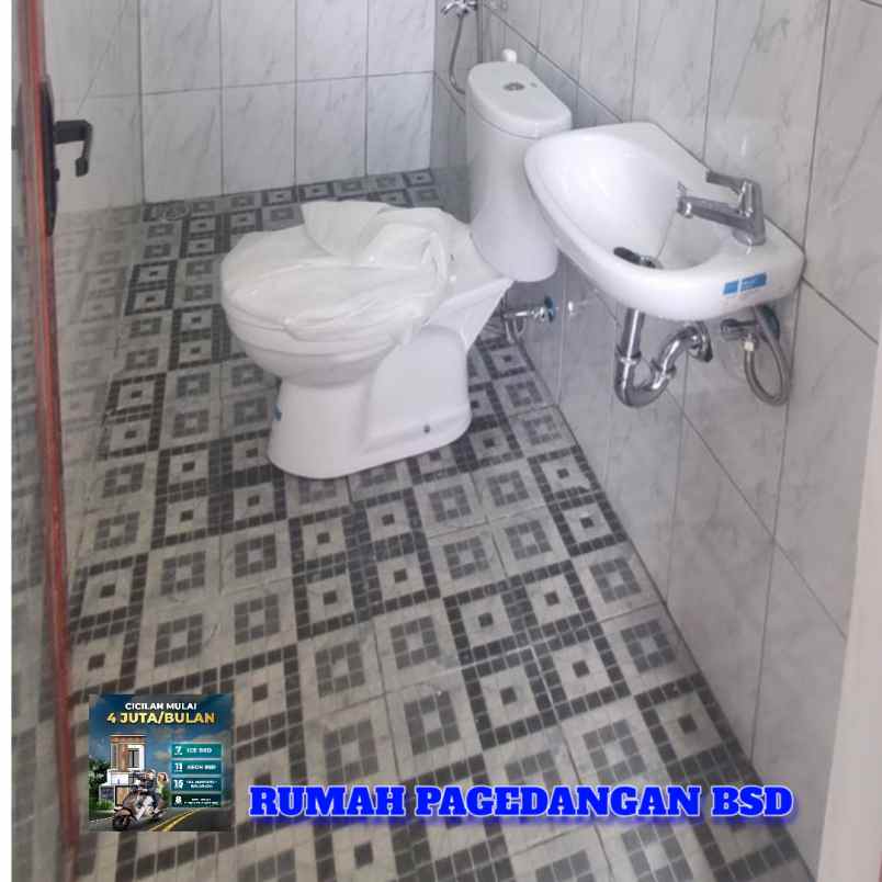rumah pagedangan bsd cicil dp langsung huni rumahnya