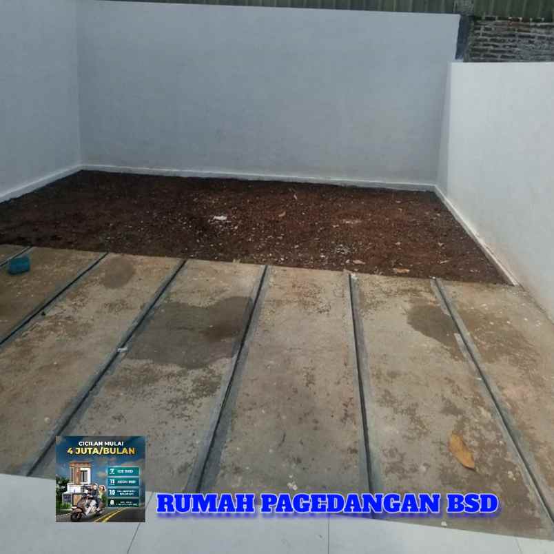 rumah pagedangan bsd cicil dp langsung huni rumahnya